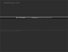 Tablet Screenshot of cakedesign.com